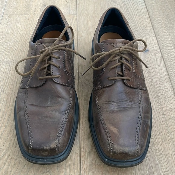 Ecco Other - Ecco | Helsinki Brown Leather Bicycle Toe Size 9